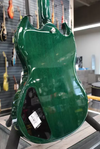 Gibson - SG Standard '61 Stopbar w/Hardshell Case - Translucent Teal 2